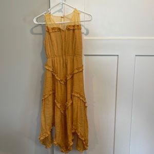 Joyfolie Madison Midi Dress in Daffodil size 8